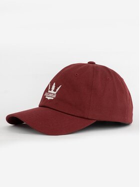 Jigga Wear Jigga Wear Czapka z daszkiem Czapka Z Daszkiem Baseball Bordowa / Biała Jigga Wear Crown Haft uni Bordowy