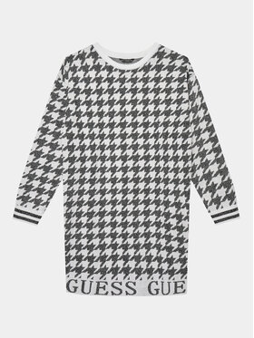 Guess Guess Sukienka dzianinowa J3BK04 Z3AH0 Biały Regular Fit