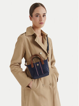 Tommy Hilfiger Tommy Hilfiger Kabelka Popette Micro Tote Corp AW0AW18552 Tmavomodrá