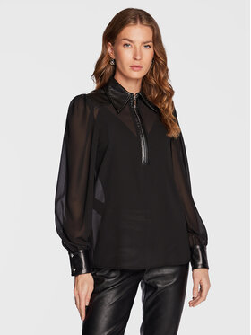 John Richmond John Richmond Bluza Camicia RWA22207CA Črna Regular Fit
