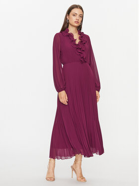 Dixie Dixie Haljina za svaki dan A319Z038 Tamnocrvena Regular Fit