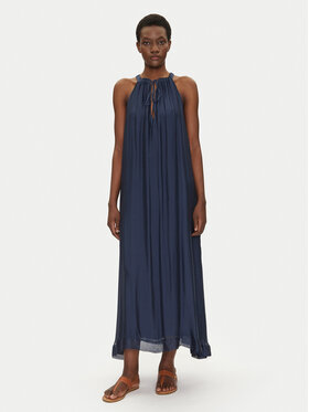 Bomboogie Bomboogie Φόρεμα καλοκαιρινό AW8993TSET5 Σκούρο μπλε Relaxed Fit
