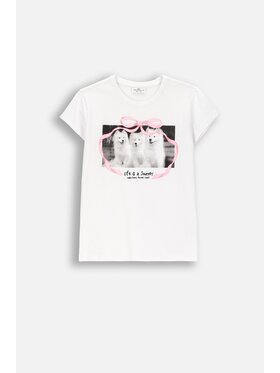 Coccodrillo Coccodrillo T-Shirt WC6143206FGJ-001 Biały Regular Fit