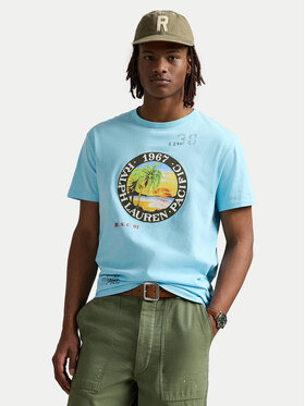 Polo Ralph Lauren Polo Ralph Lauren Tričko 710958253001 Modrá Classic Fit
