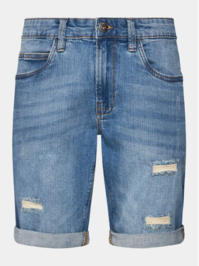 INDICODE INDICODE Jeansshorts Kaden Holes 70-104 Blau Regular Fit