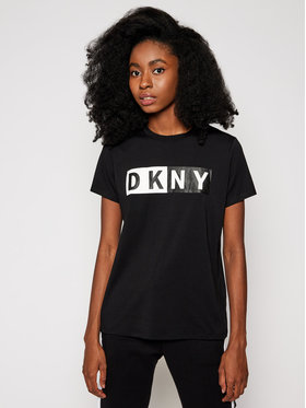 DKNY Sport DKNY Sport T-Shirt DP8T5894 Czarny Regular Fit
