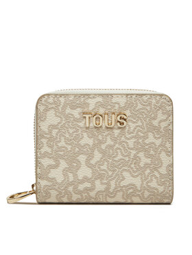 TOUS TOUS Kleine Damen Geldbörse Kaos Mini Lines 2002184101 Beige