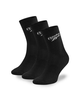 Reebok Reebok Набір з 3 пар низьких шкарпеток unisex R0452-SS24 (3-pack) Чорний