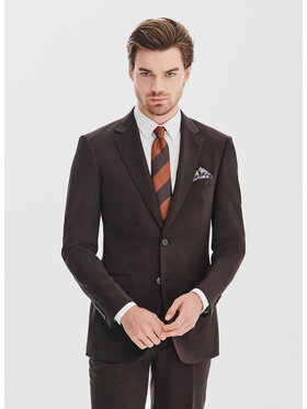 Pako Lorente Pako Lorente Marynarka P25WF-3G-008 Brązowy Super Slim Fit