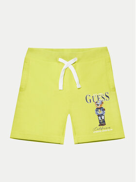 Guess Guess Шорти з тканини N5RD03 KAD74 Жовтий Regular Fit