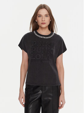 LOLA CASADEMUNT LOLA CASADEMUNT T-Shirt LF2515030 Szary Loose Fit