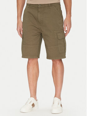 Guess Jeans Guess Jeans Szövet rövidnadrág M5GD45 WGCV1 Khaki Regular Fit