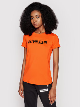 Calvin Klein Performance Calvin Klein Performance T-Shirt 00GWF0K168 Pomarańczowy Regular Fit