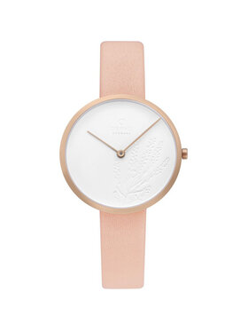 Obaku Obaku Zegarek V219LXVHRX Beżowy