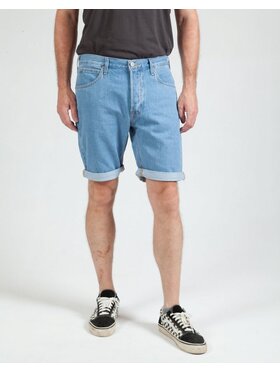 Lee Lee Szorty jeansowe 5 POCKET SHORT Niebieski Regular Fit