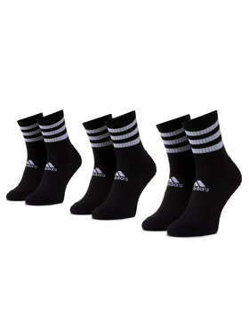adidas adidas Sada 3 párů vysokých ponožek unisex 3s Csh Crw3p DZ9347 Černá