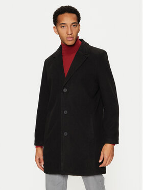 Brave Soul Brave Soul Kevad-sügis mantel MJK-AUGUSTINEBLK Must Regular Fit