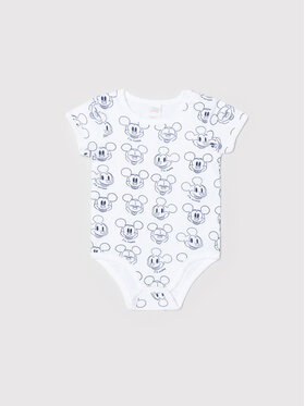 OVS Set Od 2 Dječja Bodija DISNEY 1435548 Bijela Regular Fit