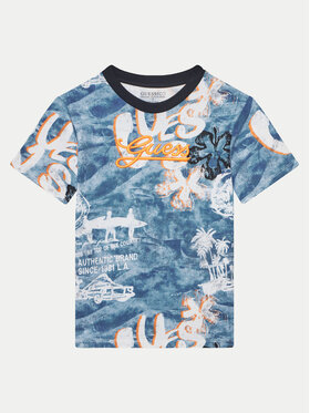 Guess Guess Тишърт L5GI21 K8HM4 Син Regular Fit