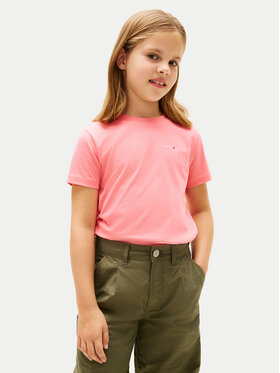 Tommy Hilfiger Tommy Hilfiger Tričko KS0KS00661 Svetloružová Regular Fit