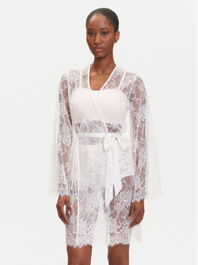 Hunkemöller Hunkemöller Hommikumantel Magdalena 302070 Valge