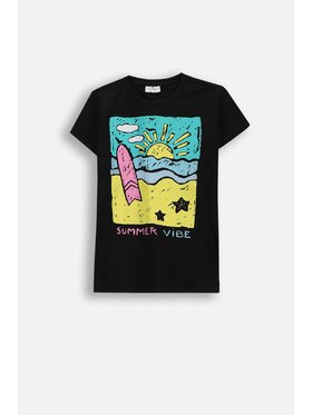 Coccodrillo Coccodrillo T-Shirt WC6143205VGB-021 Czarny Regular Fit