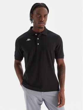 Kappa Kappa Polo Logo Sharas Mss 302B3D0 Czarny Regular Fit