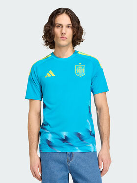 adidas adidas Koszulka techniczna Hiszpania Błękitny Slim Fit
