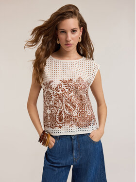 Motivi Motivi Blusa 2008Q001906N0S1 Bianco Regular Fit