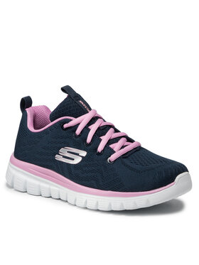 Skechers Skechers Boty Gel Connected 12615/NVPK Tmavomodrá