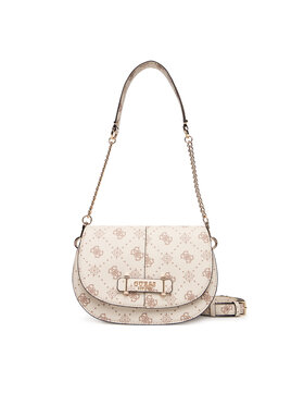 Guess Guess Ročna torba Carrie Logo HWGP98 98200 Écru