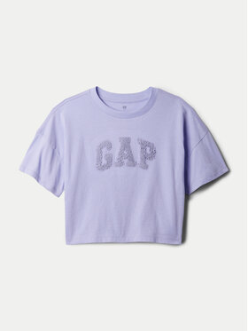 Gap T-shirt 883128-01 Ljubičasta Relaxed Fit