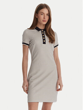 Guess Guess Každodenní šaty W6GK14 K2948 Bílá Regular Fit