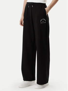 KARL LAGERFELD KARL LAGERFELD Teplákové kalhoty B2W10145 Černá Regular Fit