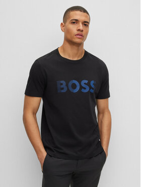 Boss Boss Marškinėliai 50494106 Juoda Regular Fit