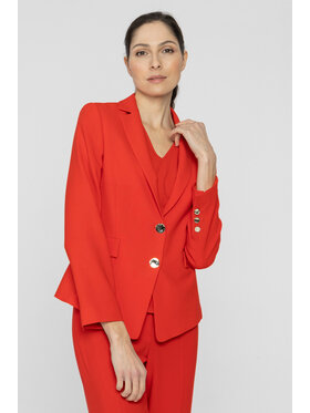 Deni Cler Milano Deni Cler Milano Marynarka W-DC-6009-D2-A2-30-1 Czerwony Regular Fit
