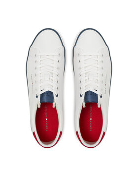 Tommy Hilfiger Superge Th Hi Vulc Low Core Seasonal FM0FM05110 Écru