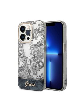 Guess Guess Etui na telefon Porcelain Collection Szary