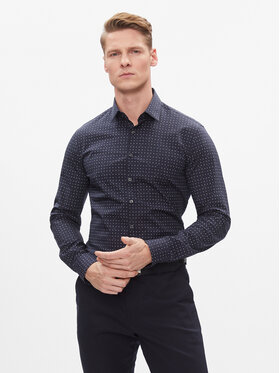 Calvin Klein Calvin Klein Cămașă K10K112298 Bleumarin Slim Fit