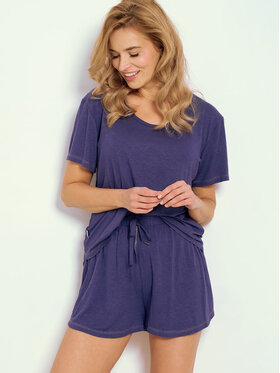 Taro Taro Piżama T3349-01 Niebieski Basic Fit