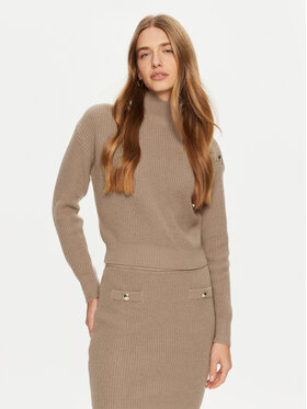 Guess Guess Rollkragenpullover W4BR39 Z2WX0 Beige Regular Fit