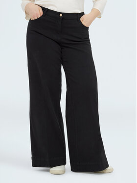 Fiorella Rubino Fiorella Rubino Spodnie materiałowe P709T005162N033 Czarny Regular Fit