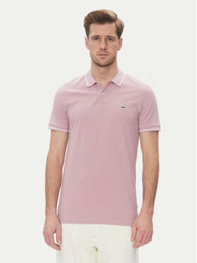 Lee Lee Поло Pique 112363856 Фіолетовий Regular Fit