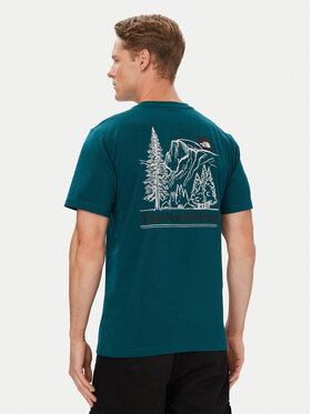 The North Face The North Face Marškinėliai Monte Reg Ss NF0A8JAV Žalia Regular Fit