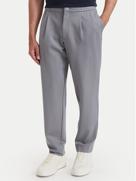 Calvin Klein Calvin Klein Medžiaginės kelnės LV04LF607G Pilka Tapered Fit