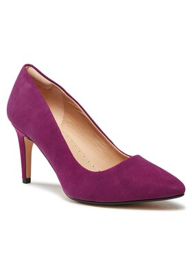 Clarks Clarks Обувки на ток Laina Rae 261748064 Виолетов