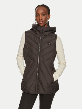 Tommy Hilfiger Tommy Hilfiger Αμάνικο Μπουφάν Chevron WW0WW42624 Μαύρο Regular Fit