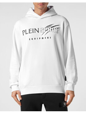 Plein Sport Plein Sport Bluza 13111 Biały Regular Fit