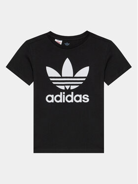 adidas adidas T-Shirt Trefoil DV2905 Czarny Regular Fit