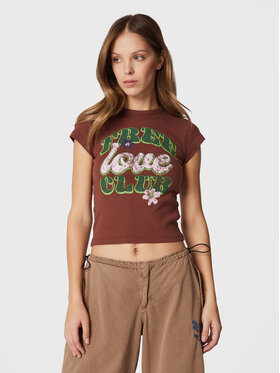 BDG Urban Outfitters BDG Urban Outfitters T-Shirt 75439976 Καφέ Regular Fit